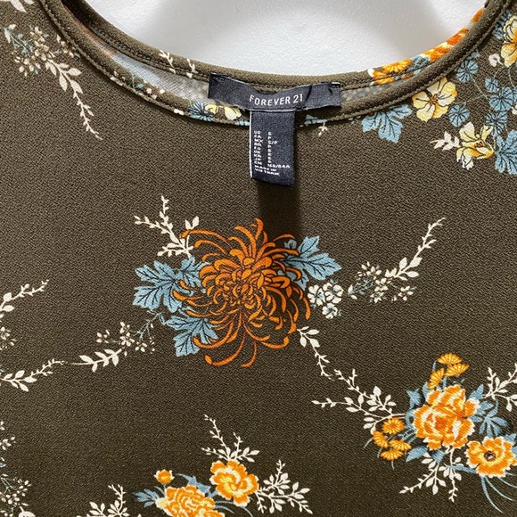 F21 bodycon printed mini dress - Picture 2 of 3